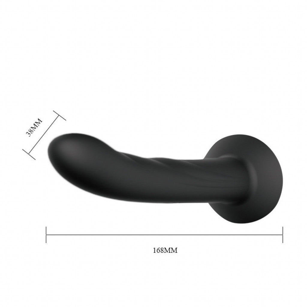Ultra Harness Karin with black silicone Dildo