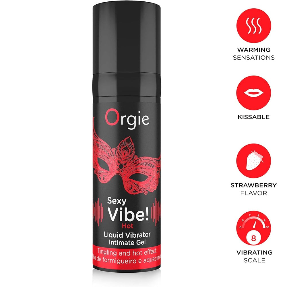 Orgie Sexy Vibe! Hot Liquid vibrator 15ml Δευτερεύουσα εικόνα προϊόντος