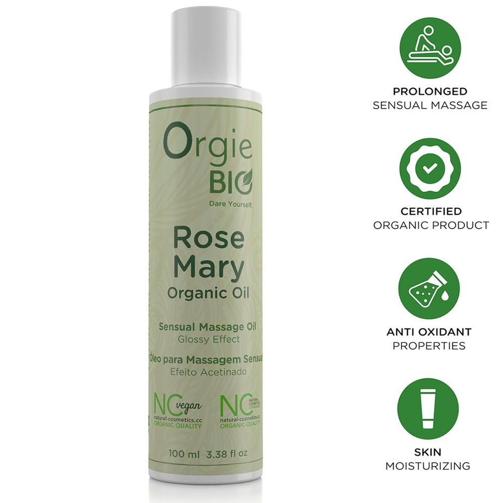 Orgie Bio Rosemary Organic Massage Oil 100 ml Δευτερεύουσα εικόνα προϊόντος