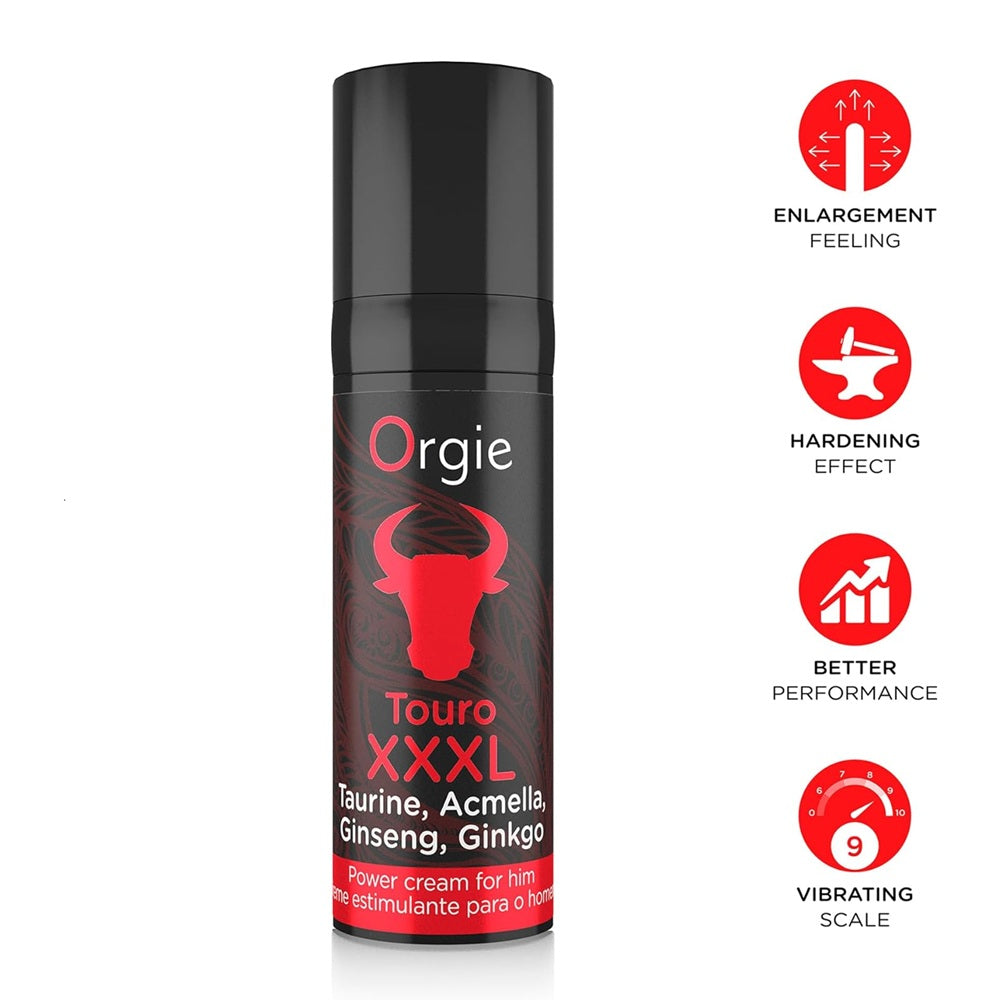 Orgie TOURO XXXL Penis erection enhancer and Enlarger Cream 15 ml