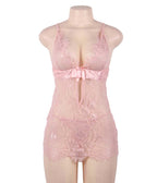 Please Me Pink Babydoll with String - image 8