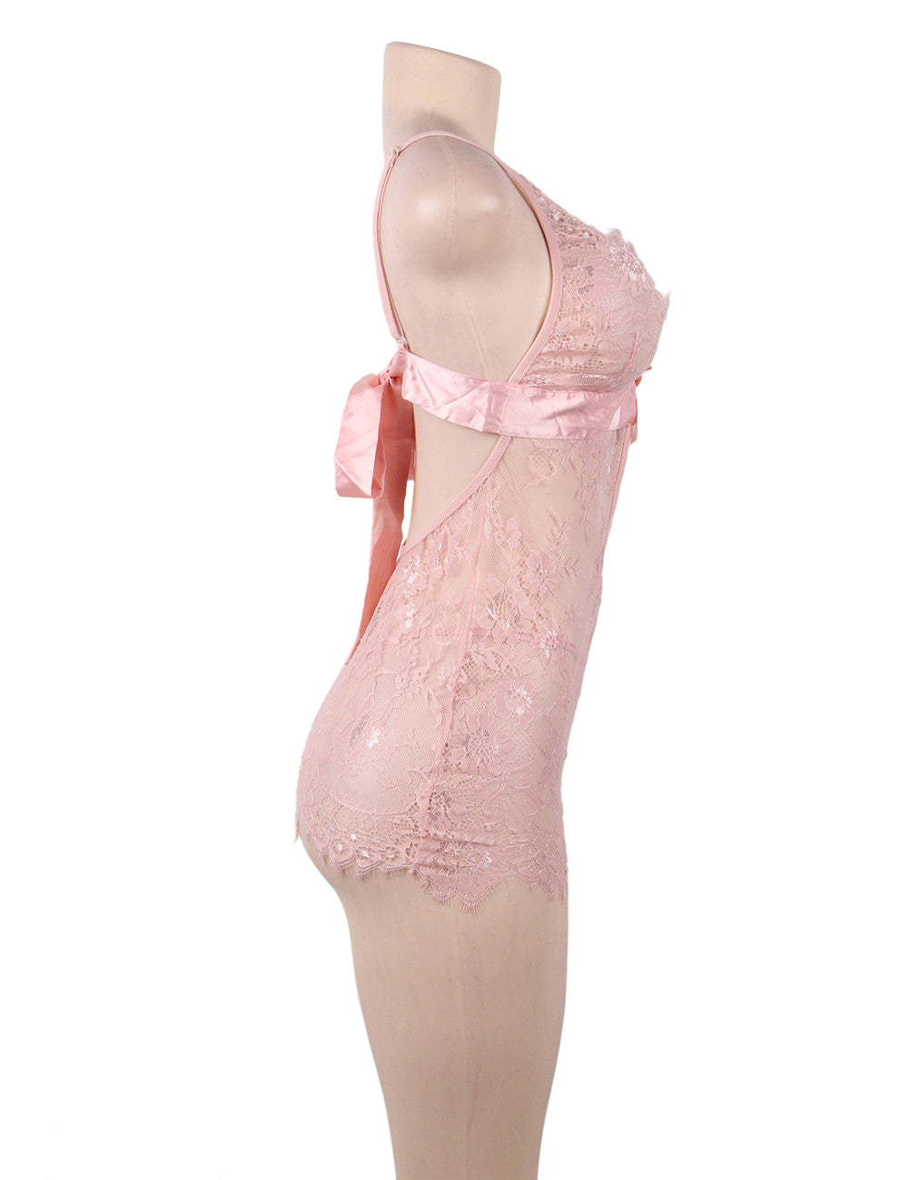 Please Me Pink Babydoll with String Κύρια εικόνα προϊόντος