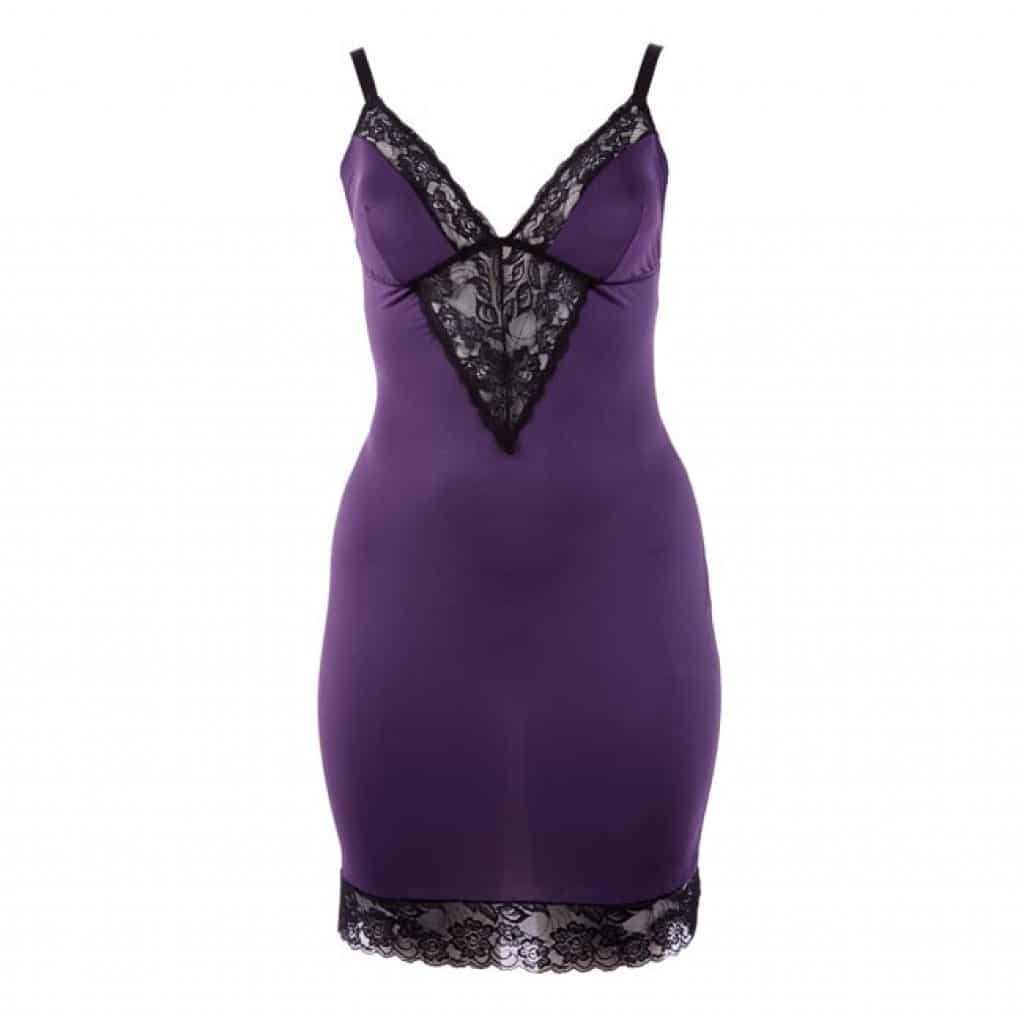 Plus Size Purple Chemise Secondary image