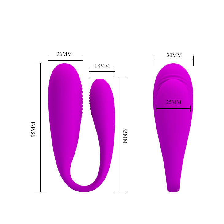 Pretty Love Aldrich Wireless Couples Vibrator - image 3