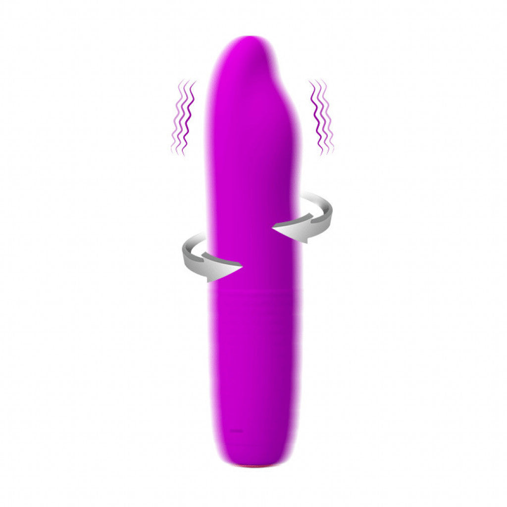 Pretty Love Burke Classic Silicone Rechargeable Rotating Vibrator
