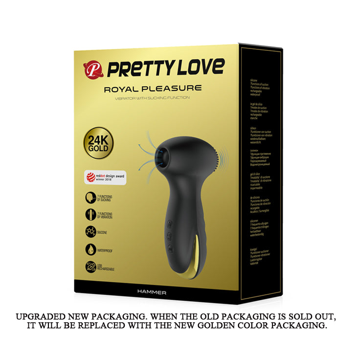 Pretty Love Hammer Clitoral Nipple Kisser and sucker vibrator Δευτερεύουσα εικόνα προϊόντος