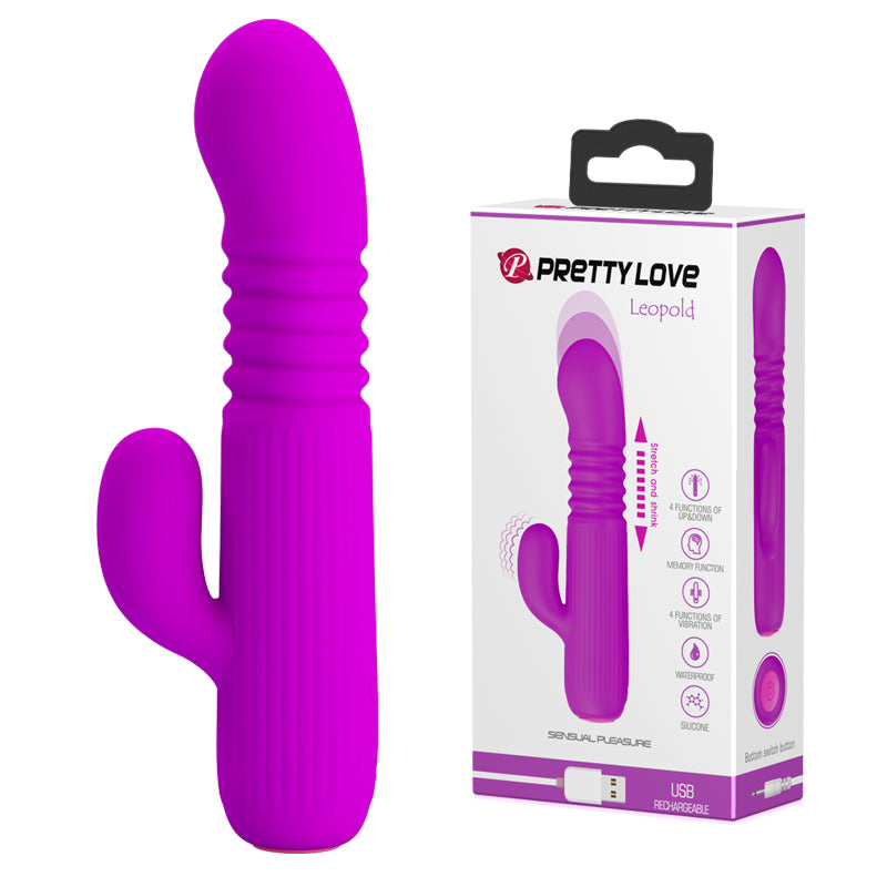 Pretty Love Leopold Mini Thruster Bunny Vibrator Κύρια εικόνα προϊόντος