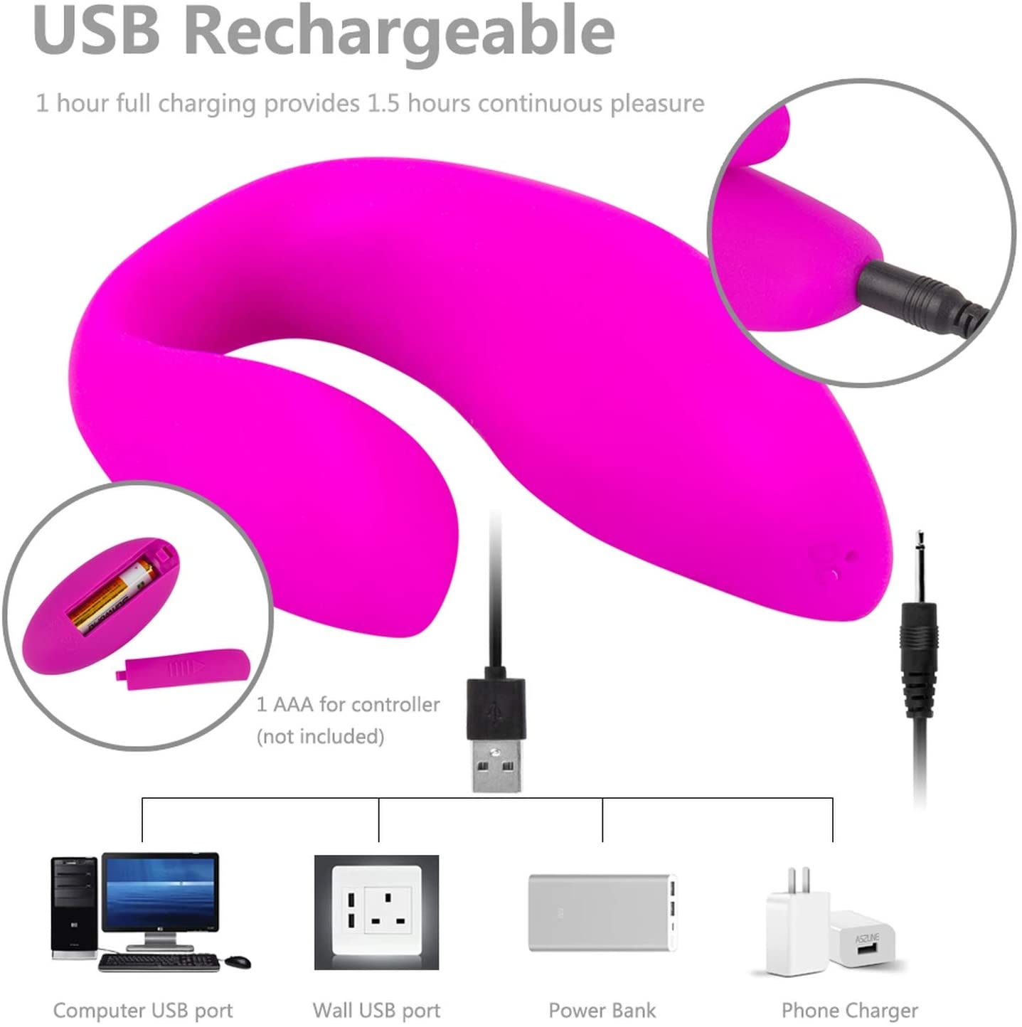 Pretty Love Letitia Remote Couples Vibrator - image 5