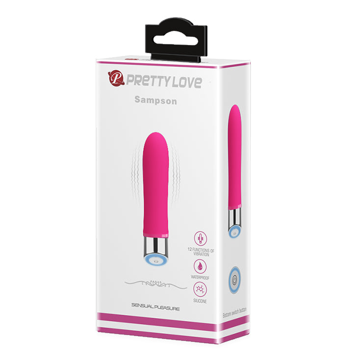 Pretty Love Sampson Silicone Vibrator Pink