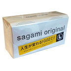 Sagami 0.02 L-size Ultra thin latex-free Polyurethane condom 12 piece