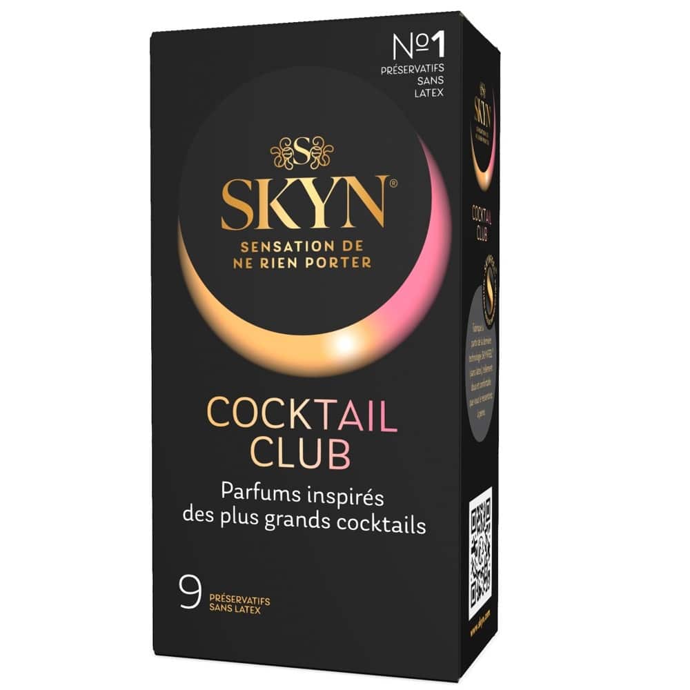 Skyn Cocktail Club pack of 9 flavoured condoms