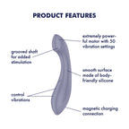 Satisfyer G-Force Vibrator Violet - image 5
