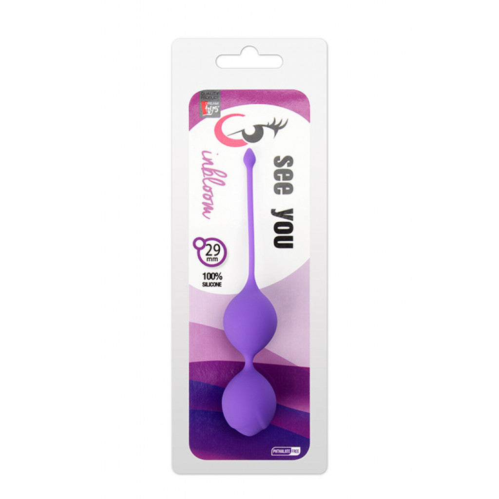 See You in Bloom Duo Balls 29mm Purple Δευτερεύουσα εικόνα προϊόντος