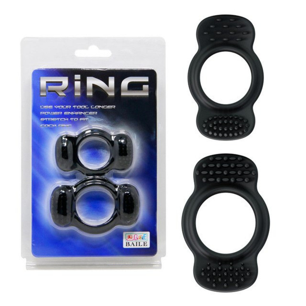 Set of two Flexible silicone stretchy cock rings Κύρια εικόνα προϊόντος