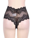 Sexy High Waist Retro Panty Black - image 4
