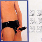 Shaun Sloane Latex Sheath Pants with Penis S M L