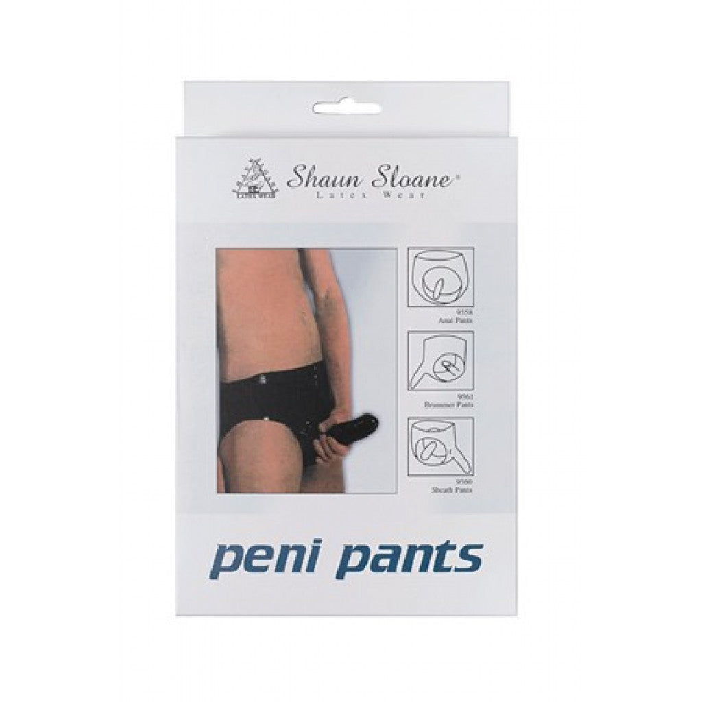 Shaun Sloane Latex Sheath Pants with Penis S M L