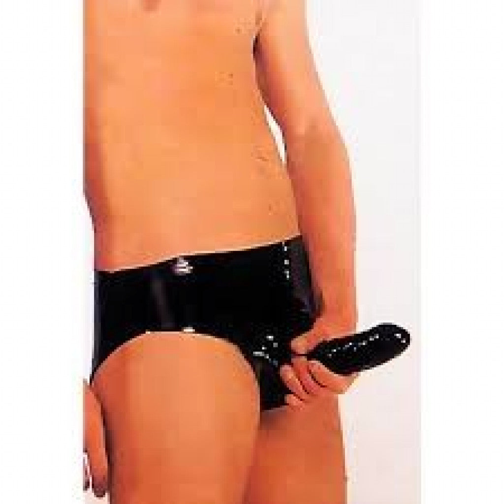 Shaun Sloane Latex Sheath Pants with Penis S M L