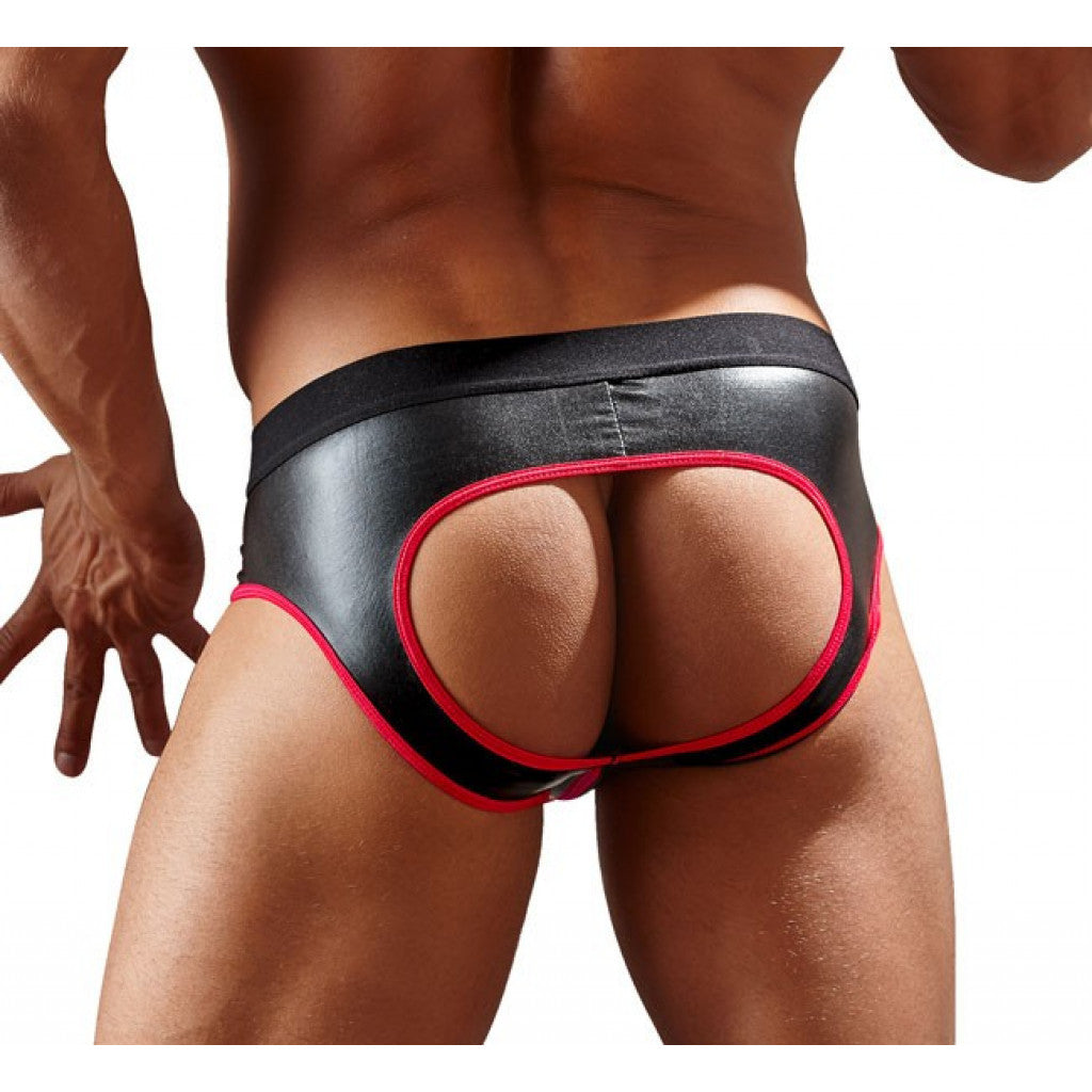 Shiny Matt Jock with Red Hem - image 3
