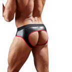 Shiny Matt Jock with Red Hem - image 4