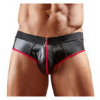 Shiny Matt Jock with Red Hem