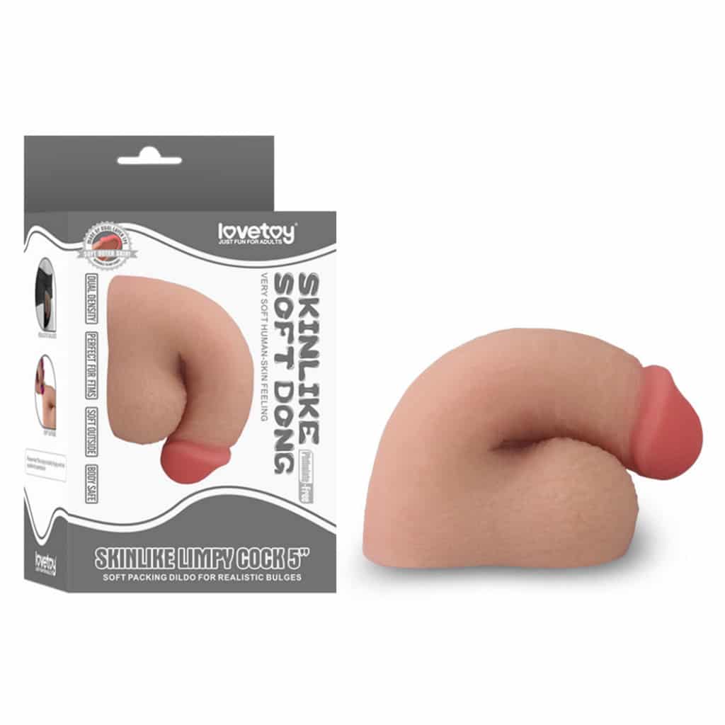 Skinlike Limpy Cock with balls 12cm Κύρια εικόνα προϊόντος