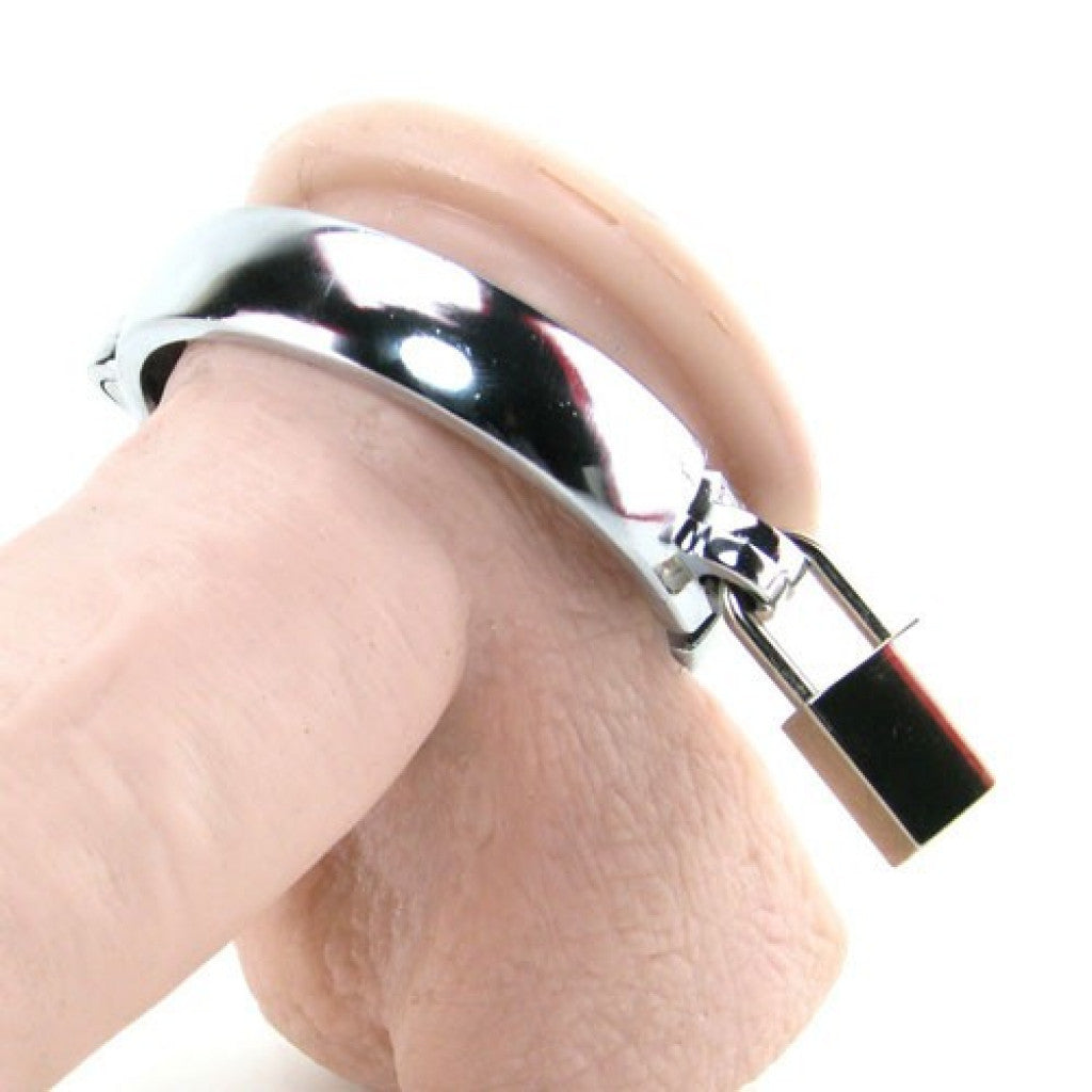 Steel Cock Ring with Lock Extra Large Κύρια εικόνα προϊόντος