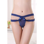 Strappy Floral Lace Panties S/M