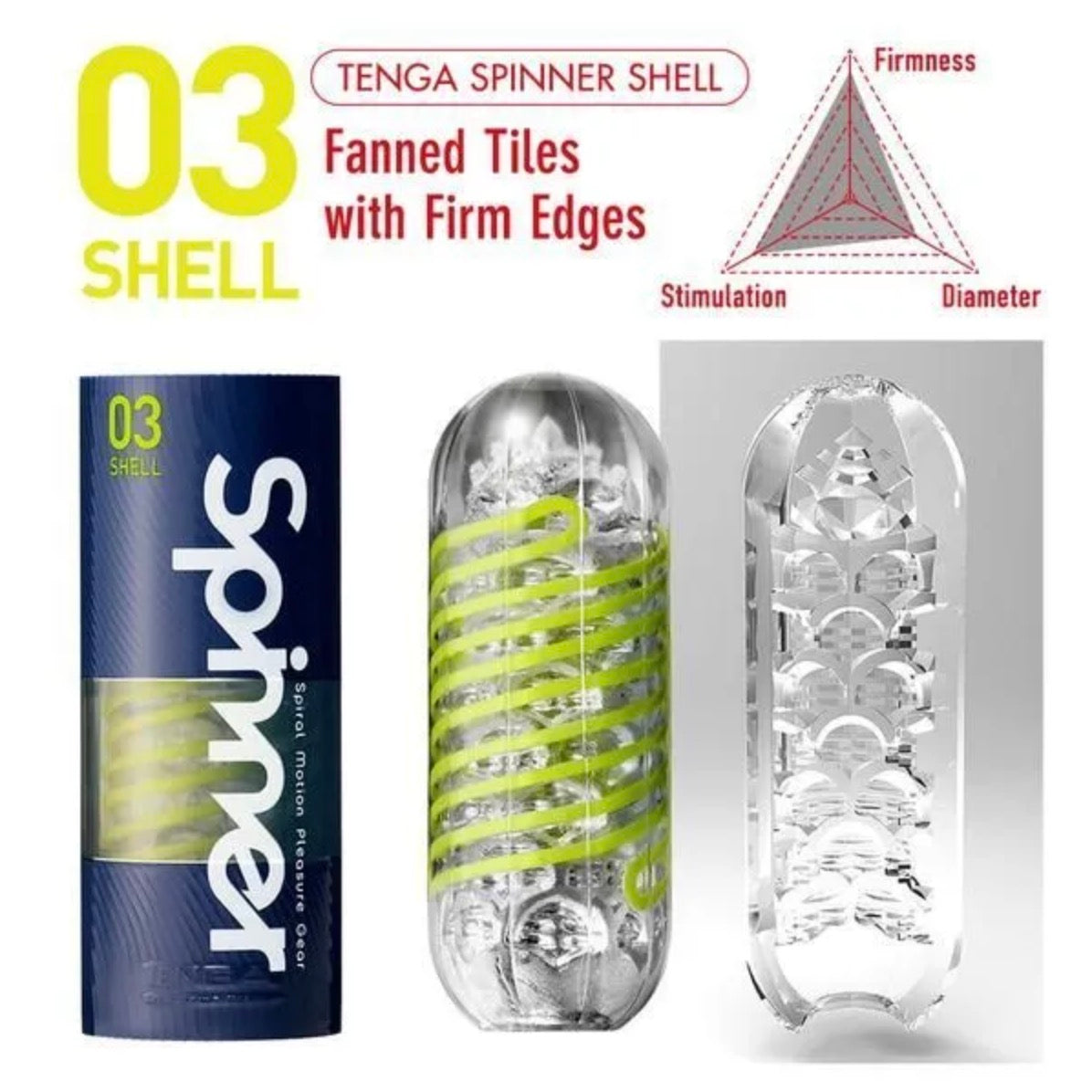 Tenga Spinner Masturbator 03 Shell Main image