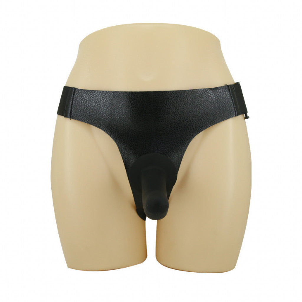 Ultra Passionate Harness with 15cm Black Silicone dildo - image 7