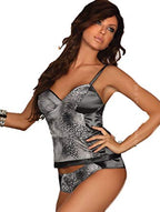 Urbant Leopard Print Cami Set with Panties
