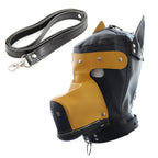 Bad puppy mask hood with zipper Black-Beige - image 5