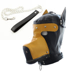 Bad puppy mask hood with zipper Black-Beige - image 6