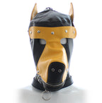 Bad puppy mask hood with zipper Black-Beige - image 2