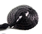 Black Heart Burlesque Sequin Nipple Black Tassels - image 2