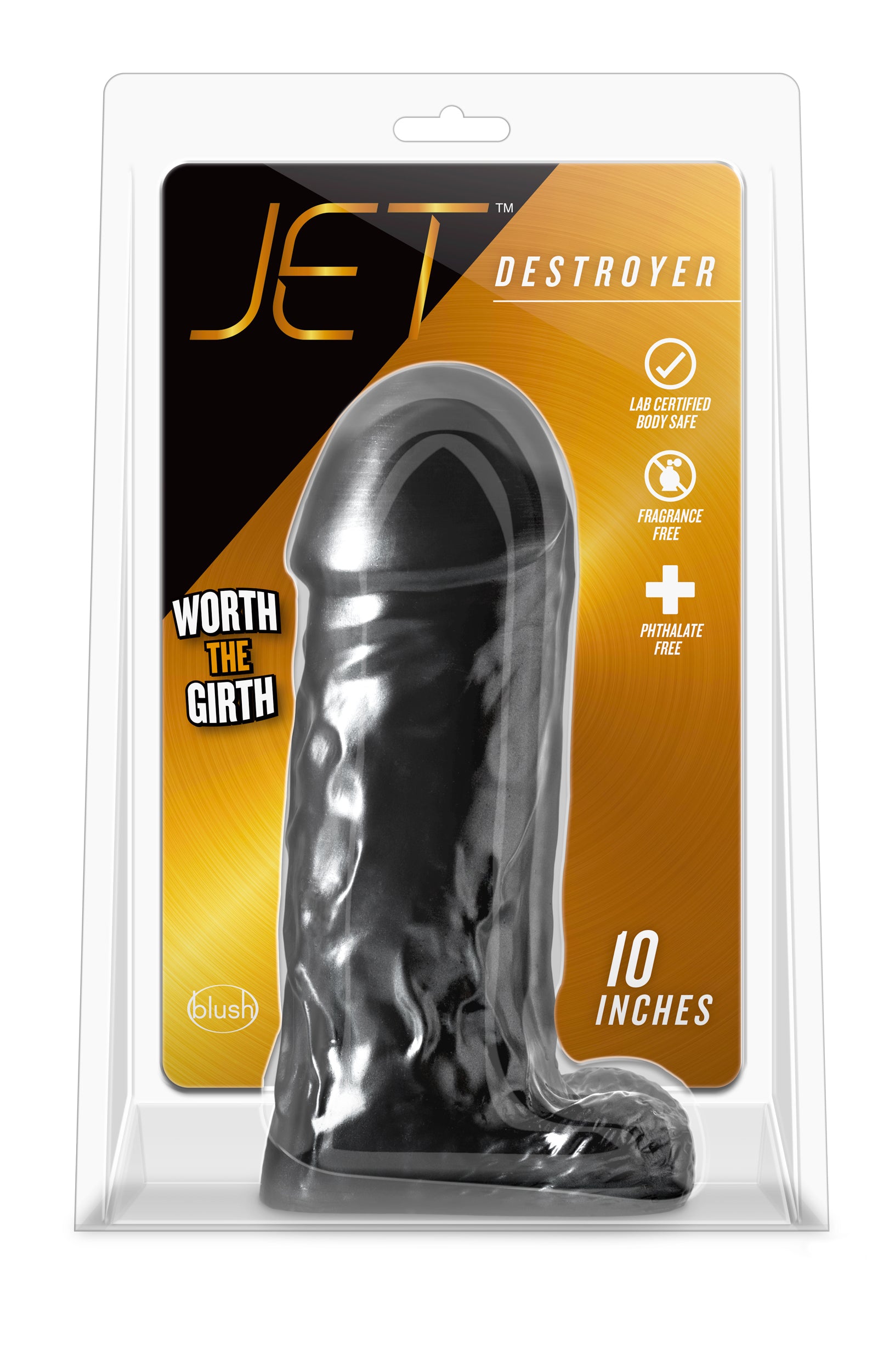Blush Jet Destroyer Black Dildo 20 cm - image 5