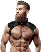Brigade Man leather chest harness S-M Size