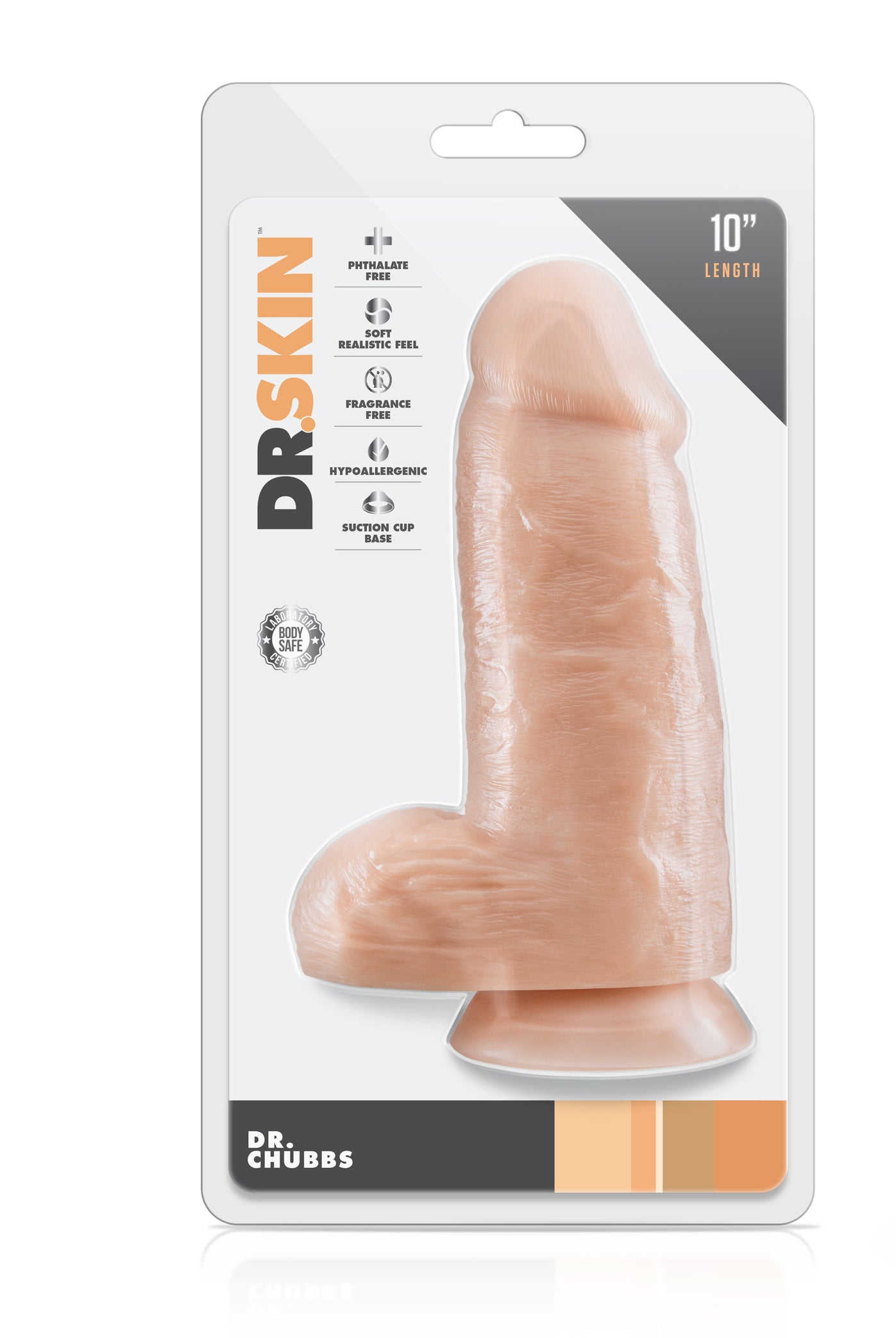 Dr Skin Dr. Chubbs Dildo with Suction Cup 25 cm Vanilla