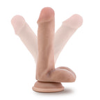 DR SKIN Plus Posable dildo with balls Vanilla 15 x 3 cm - image 6