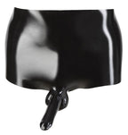Latex Men's Boxer Briefs with Penis Sleeve