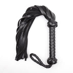 Masters Black BDSM Flogger Whip 49 cm - image 2