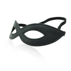 Mini Zorro black leather eye mask O/S - image 2