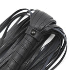 Naughty Toys 80 tails black Leather Flogger Whip 42 cm - image 2