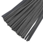 Naughty Toys 80 tails black Leather Flogger Whip 42 cm - image 3