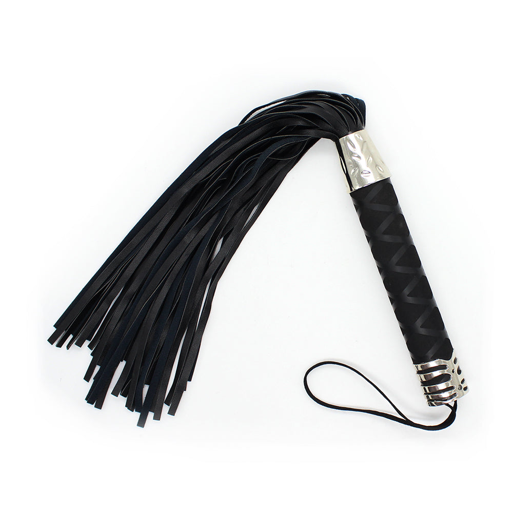 Naughty Toys Black Bondage Spanking Flogger 45 cm - image 3