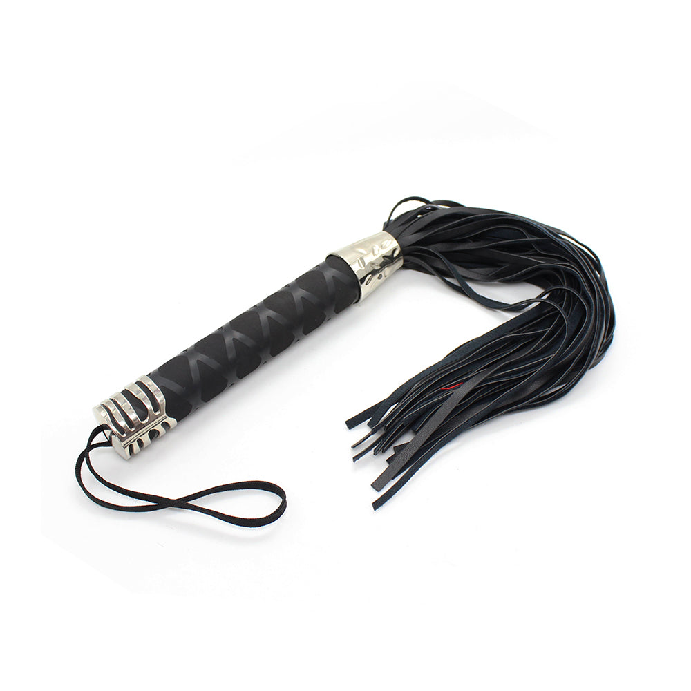 Naughty Toys Black Bondage Spanking Flogger 45 cm - image 6