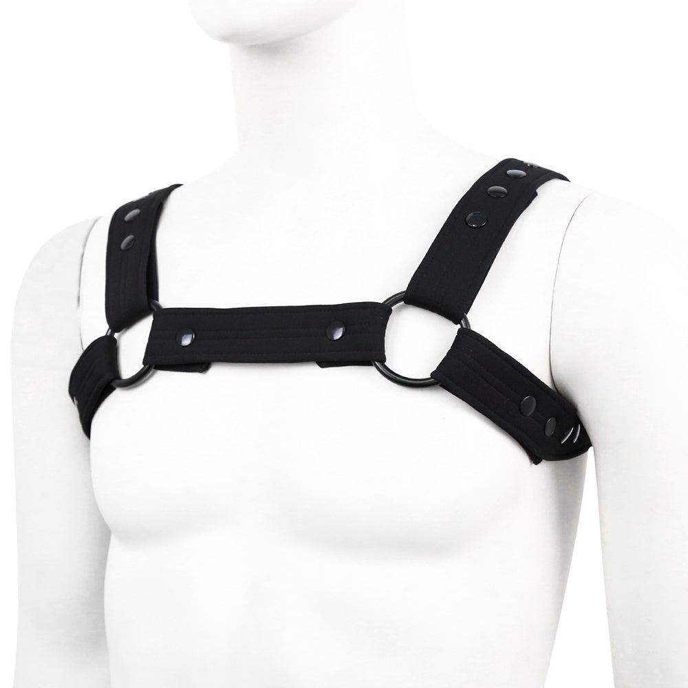 NAUGHTY TOYS black neopren male harness muscle protector S/L - image 2
