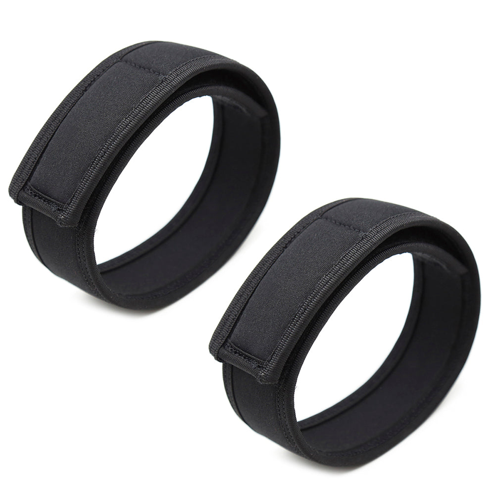 NAUGHTY TOYS Black neoprene bdsm wear armbands Δευτερεύουσα εικόνα προϊόντος