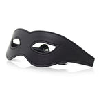 NAUGHTY TOYS Bondage domino black faux leather eye mask - image 2