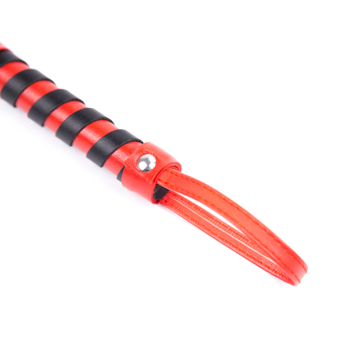 Δερμάτινο Απαλό Κόκκινο Μαστίγιο Naughty Toys 45 εκ - image 5